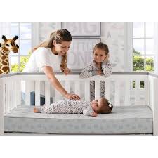 Simmons Kids Comforpedic From Beautyrest Dual Sided Crib Toddler Mattress Gray Toddler Mattress Baby Mattress Crib Mattress