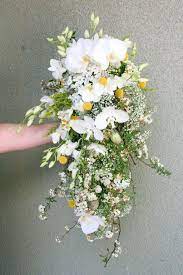 Find great deals on ebay for wedding flower bouquets. Bridal Bouquet Orchids White Bouquet Babies Breath Filler Flowers All White Wedding Cascading Wedding Bouquets Wedding Flowers Elegant Bridal Bouquets