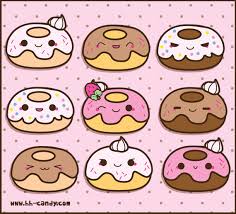 Doughnut Friends Donas Kawaii Dibujos Kawaii Pegatinas Kawaii