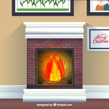Page 1 of free vector background. Free Vector Christmas Fireplace Background