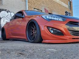 The genesis coupe is a decent car, but it can't match the performance or interior refinement of its competitors. 2016 Hyundai Genesis Coupe Wheel Offset Nearly Flush Air Suspension 1488823 Custom Offsets