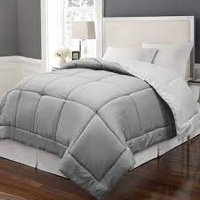 To help you choose down alternative comforters, we will showcase our personal top 12 of the best down alternative comforters you can find out there. Full Queen Reversible Microfiber Down Alternative Comforter White Gray Blue Ridge Home Fashions Target