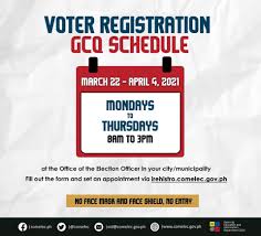 Print in long (legal) bond paper because they won't accept short sized bond paper. Comelec On Twitter Icymi Voter Registration Hours From March 22 April 4 2021