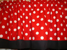 Black And White Polka Dot Curtains Result Ly Is For Sale Brandbucket Kitchen Window Valances Window Valance Mickey Mouse Curtains