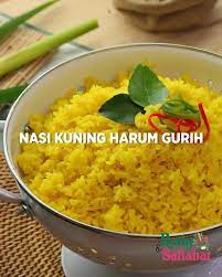 Nasi Kuning Harum Gurih Resep Resep Nasi Masakan