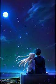Image of steam community guide anime backgrounds collection. Night Anime Couple Wallpapers Wallpaper Cave