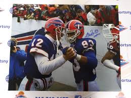 ANDRE REED SIGNED BUFFALO BILLS 16X20 W/ JIM KELLY