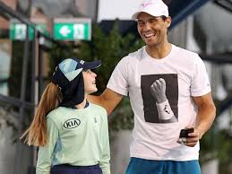 Photos Video Rafael Nadal Meets Anita The Ballgirl That He Hit With A Ball During A Match At Australian Open 24 Yanvarya 2020 Rafa Nadal King Of Tennis
