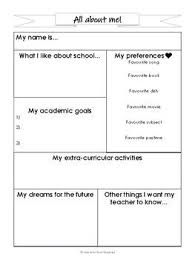 Me Voici All About Me Sheet In English And French Teaching French All About Me Getting To Know You