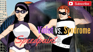 Syndrome (real name buddy pine) is the main antagonist of the 2004 disney/pixar animated film the incredibles. Violet Vs Syndrome Speedpaint Youtube