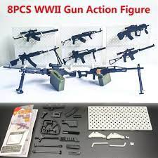 8 Pcs Pcs Set Figuras De Acao Arma Brinquedo 1 6 Modelos Arma Brinquedos Tavor 9a 91 Ak47 Asval G36ksk Pkp Rpk 74 M240b Bandai Gundam Modelos Acessorios Modelo Aliexpress