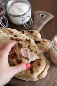 Homemade Naan Harissa Yogurt Sauce What S Gaby Cooking Whats Gaby Cooking Cooking Recipes