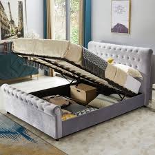 We did not find results for: King Size Plush Velvet Sleigh Ottoman Storage Bed Soft Touch Beds