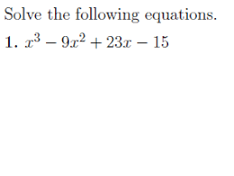 Factorising Cubic Polynomials Worksheet With Solutions Polynomials Worksheets Factor Theorem