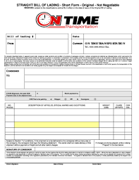 Page 1 of 3 trade show bill of lading/original/not negotiable a f t e r pr i n t i n g , pl ac e pro l a b e l h e r e trade show services p.o. 77 Printable Bill Of Lading Form Templates Fillable Samples In Pdf Word To Download Pdffiller