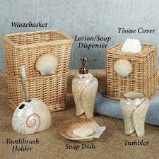 Seashell bathroom decor ideas was developed as a vacation home and design is versatile sufficient making it irreversible home in the future. Bathroom Stuff Seashell Bathroom Seashell Bathroom Decor Bathroom Decor Sets