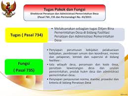 Fungsi kementerian negara terbagi menjadi beberapa yaitu: Direktorat Jenderal Bina Pemerintahan Desa Kementerian Dalam Negeri Ppt Download
