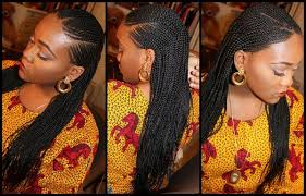 Fishbone braids with thin ghana braids. The Latest 26 Trends Of This Season For Ghana Hair Braids