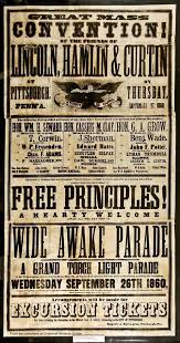 Http Library Cincymuseum Org Lincoln Items Lincolnitems Images 1860 Campaign Broadside Jpg Campaign Signs Presidential Campaign Posters Campaign Posters