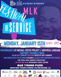 Tomorrow meet us at Gus Young Park. It's going to be a good day. Good music  and a good time. Lots of action for the whole family to enjoy.