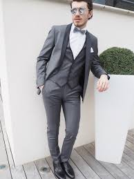 Quantité de costume trois pièces homme. Smoking Gris Lagerfeld 3 Pieces Mariage Viktor Concept Homme