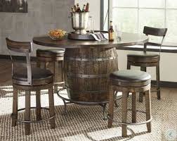 Homestead Brown Round Pub Table In 2021 Pub Table Sets Pub Table And Chairs Round Pub Table
