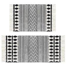 Black And White Tribal Rug Runner Pin On Bathrooms