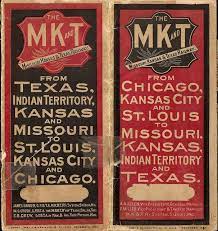 Missouri Kansas Texas Railway Timetable 1897 Cover Missouri Kansas Texas