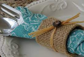 Christmas tree wood napkin ring can be cut out yourself cranberry wreath napkin rings with plaid bows pinecone, burlap and fir twig napkin ring Diy Burlap Napkin Rings Burlap Kitchen