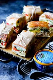 Pan Bagnat Classic French Sandwich Eating European Recipe French Sandwich Pan Bagnat Dinner Sandwiches