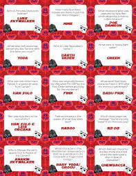 A long time ago, in a galaxy far far way, millions of moviegoers were taken for an adventure of a lifetime. Free Printable Star Wars Trivia Questions Play Party Plan