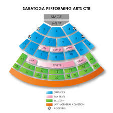 saratoga performing arts center 2019 seating chart