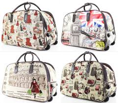 Maybe you would like to learn more about one of these? Fashion Women Wheeled Trolley Luggage Weekend Holidays Ladies Travel Holdall Bag Clicktostyle Trolleybag Holdall Bag Holdall Bag Women Bags