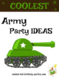 Gold glittered star cut outs. Coolest Army Theme Party Ideas Coolest Kid Birthday Parties