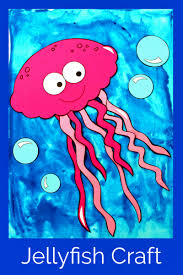 Free paper illustrations library for personal and commercial use. Jellyfish Paper Craft With Free Printable Template Mama Likes This