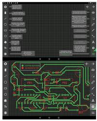 Emzzy… would u please send me your circuit diagram???… my circuit on protues is not working properly. Pcb Droid First Mobile Pcb Designer App Electronics Lab Com