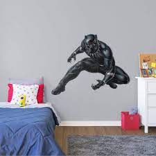 Black Panther Officially Licensed Removable Wall Decal Removable Wall Decals Superhero Room Black Panther Room