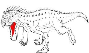 Printable coloring page for jurassic world trex and indominus rex coloring page. Indominus Rex Coloring Pages Learny Kids