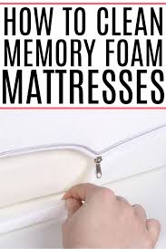 How To Clean A Memory Foam Mattress In 2021 Memory Foam Mattress Clean Memory Foam Mattress Foam Mattress