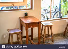 Shop seating, tables, storage, and more from our vintage and contemporary collections. Wooden Table And Chairs Rustic For Customers In Coffee Shop Stock Photo Alamy