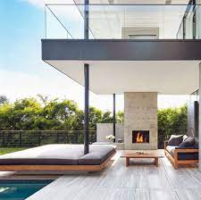 The guardhouse (below left) has a. 25 Outdoor Fireplace Ideas Outdoor Fireplaces Fire Pits