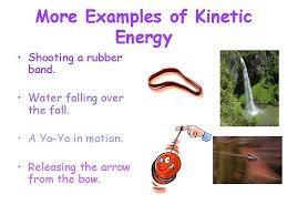For example, a train moving on a track or objects freely falling. Kinetic And Potential Energy Potential Energy Stored Energy