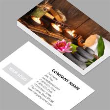 Vector illustration of massage therapy. Business Cards Standard Horizontal Customizable Design Templates Youprint Com