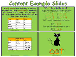 tally charts year 2 statistics powerpoint and worksheets