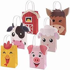 Amazon Com Faisichocalato Farm Animal Party Favor Bags Barnyard Birthday Gift Treat Goody B In 2021 Farm Animal Party Farm Animal Birthday Farm Animals Birthday Party