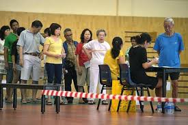 Covid 19 Safety Measures Led To Long Queues At Polling Stations Eld Latest Singapore News The New Paper