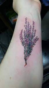 Heather Tattoo Lavender Tattoo Homemade Tattoos Scottish Tattoos