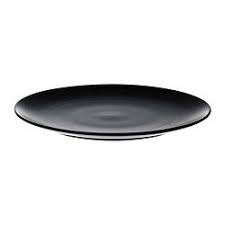 Dinera Plate Black Black 10 1 4 Ikea Ikea Dinnerware Dinnerware Sets Plates