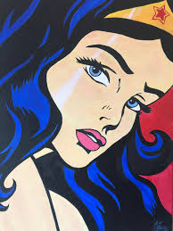 A Woman Wondering...wonder Woman, Superhero, DC Comics, Justice League,  Portait Painting