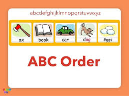 All of your words, numbers, and other data are organized in structured lists. Abc Order 1 Free Activities Online For Kids In 1st Grade By Carol Smith